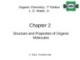 Lecture Organic chemistry: Chapter 2 - L. G. Wade, Jr.