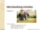 Lecture Financial Accounting (15/e) - Chapter 6: Merchandising activities