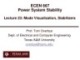 Lecture Power system stability - Lesson 23: Mode Visualization, Stabilizers