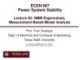 Lecture Power system stability - Lesson 20: SMIB Eigenvalues, Measurement-Based Modal Analysis