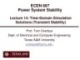 Lecture Power system stability - Lesson 14: Time-Domain Simulation Solutions (Transient Stability)