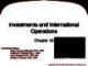 Lecture Fundamental accounting principles (21e) - Chapter 15: Investments and internationaloperations
