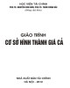 Giáo trình Cơ sở hình thành giá cả: Phần 1