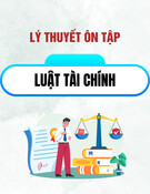 Tài liệu Lý thuyết ôn tập Luật Tài chính