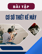Bài tập môn Cơ sở thiết kế máy
