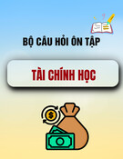 Bộ câu hỏi ôn tập học phần Tài chính học - Chương trình đại học