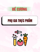 Đề cương ôn thi Phụ gia thực phẩm