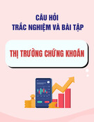 Câu hỏi trắc nghiệm và bài tập Thị trường chứng khoán
