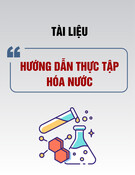 Tài liệu Hướng dẫn thực tập môn Hóa nước