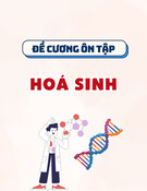 Đề cương ôn tập Hóa sinh