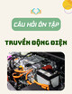 Câu hỏi ôn tập Truyền động điện